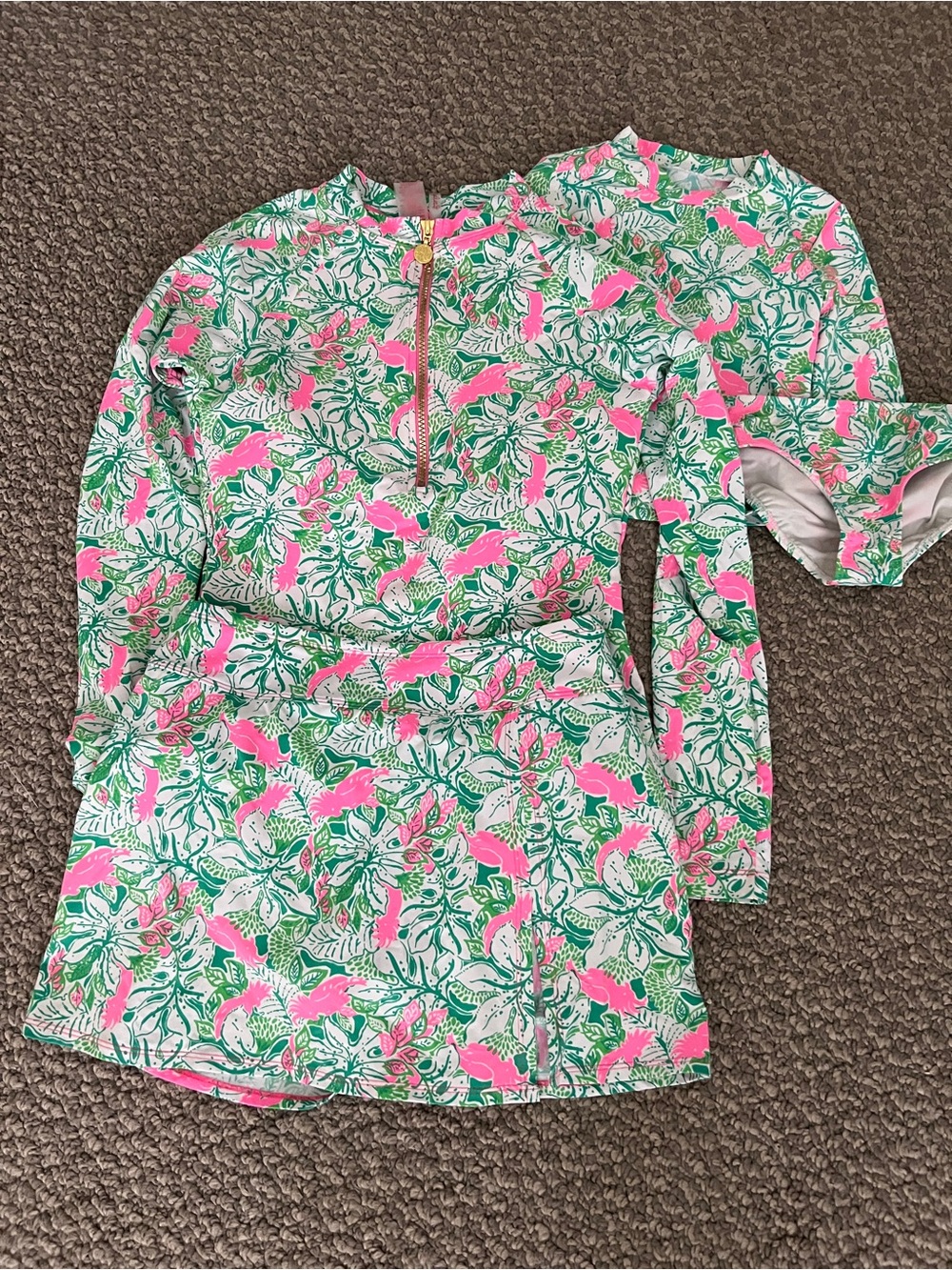 New Lilly Pulitzer Mommy & Me Tankini Sets Botanical Green Just Wing It
